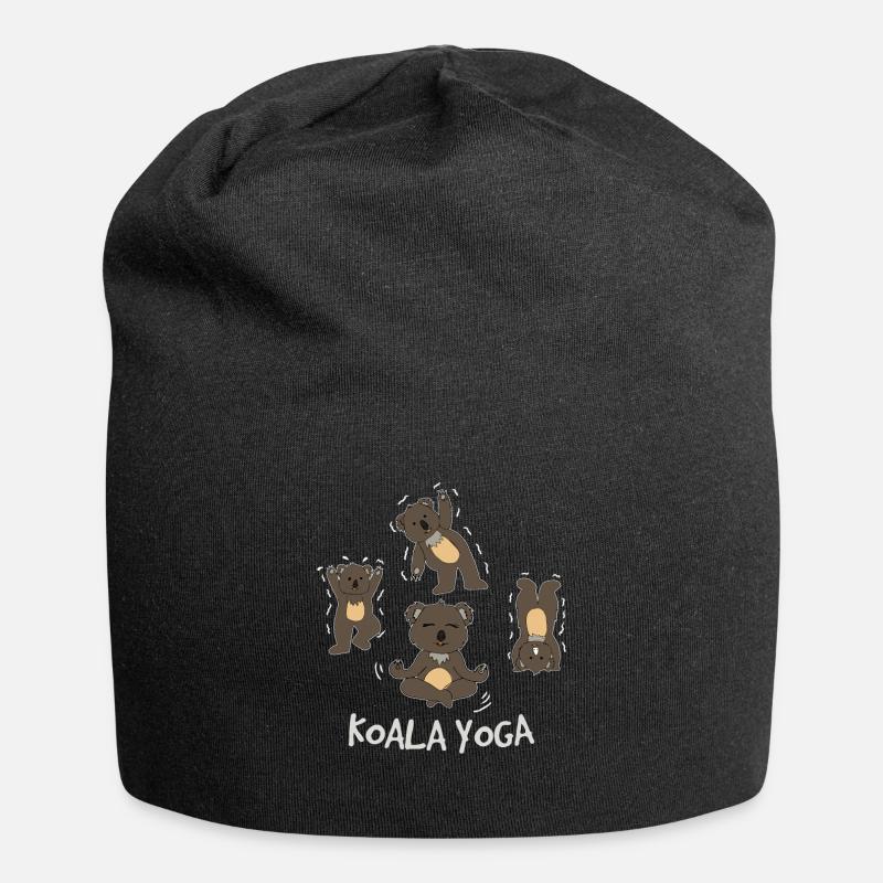 Koala - Jersey-Beanie - Schwarz