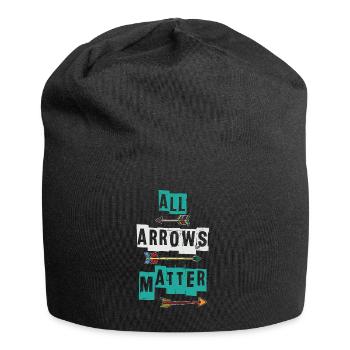 arrow - Jersey Beanie - black - Front