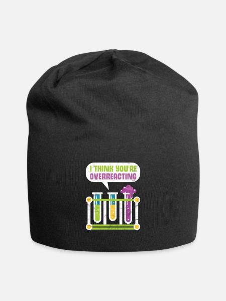 Dites chimie chimiste nerd cadeau université - Bonnet en jersey - noir