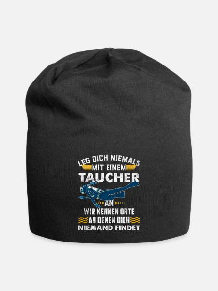 Taucher Tauchen - Jersey-Beanie - Schwarz