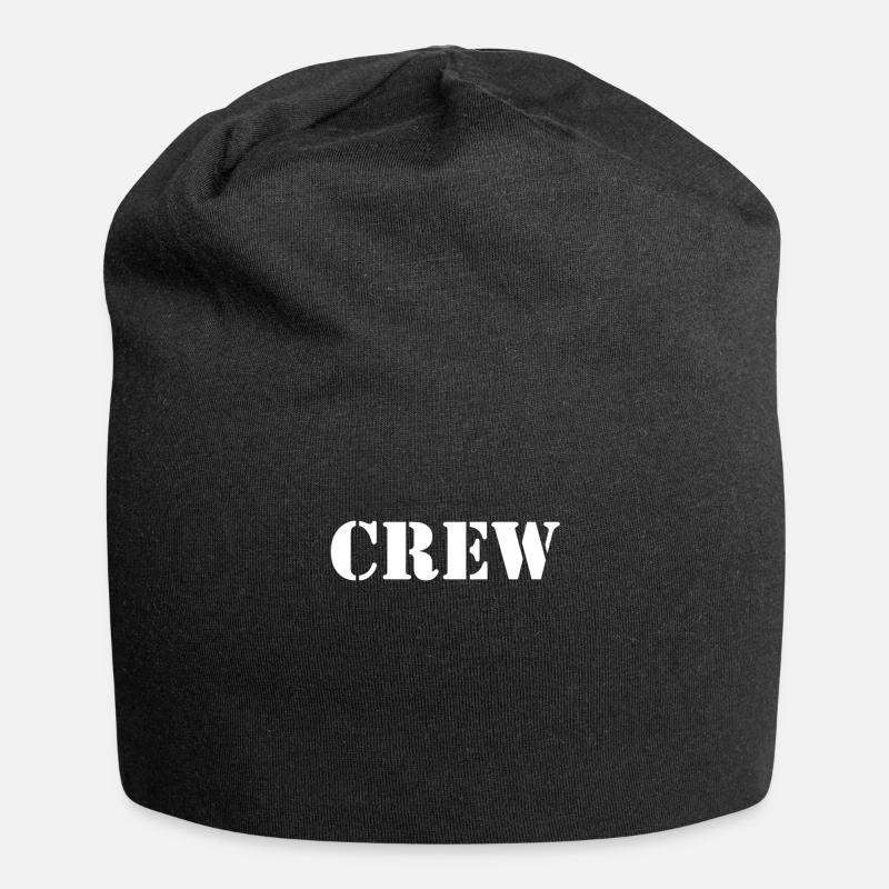 Crew - Jersey-Beanie - Schwarz