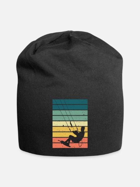 Kitesurfing - kiteboard kite surfing surfer gift - Jersey Beanie - black