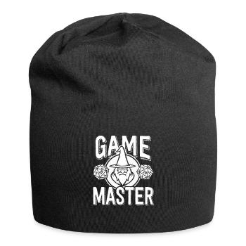 Spiele Meister Rollenspiel Würfel Druide Zauberer - Jersey-Beanie - Schwarz - Vorne