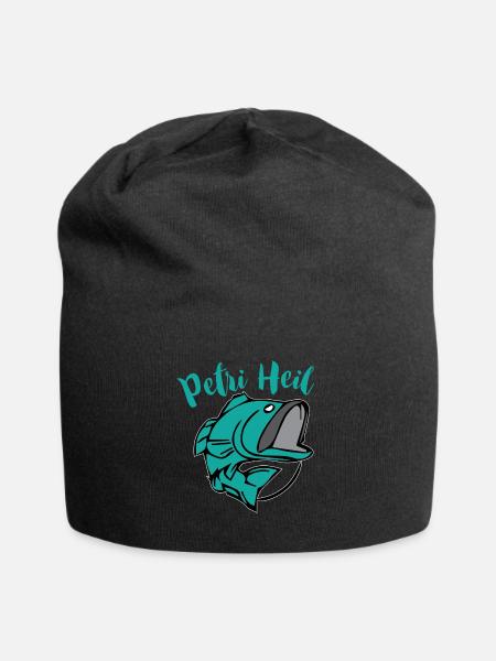 Petri Heil - Jersey-Beanie - Schwarz