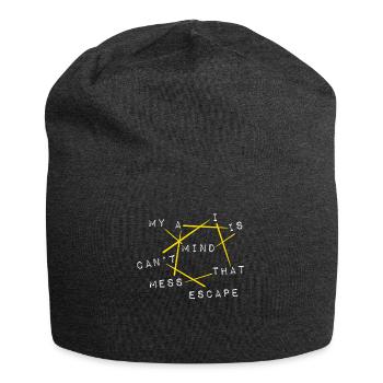 Verstand - Jersey-Beanie - Anthrazit - Vorne