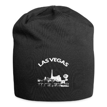 Las Vegas USA casino Amerika geschenk nevada - Jersey-Beanie - Schwarz - Vorne