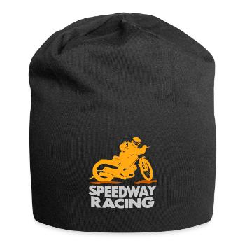 Speedway Rennen - Jersey-Beanie - Schwarz - Vorne