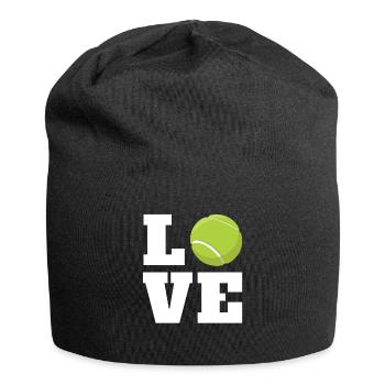 Tennis tennis de tennis tennis de tennis cadeau - Bonnet en jersey - noir - Devant