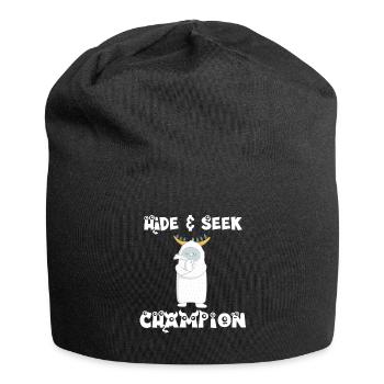 Hide and Seek Yeti - Jersey Beanie - black - Front