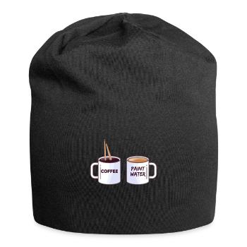 Art Artist Coffee Paint Picture Gift - Jersey Beanie - black - Front