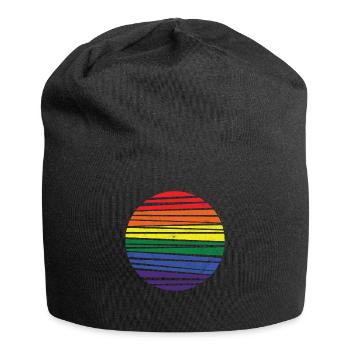 LGBT Symbol Gift Tolerance Human Rights Party - Jersey Beanie - black - Front
