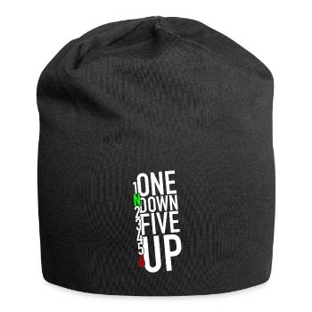 One down five up – 1N23456 - Jersey Beanie - black - Front