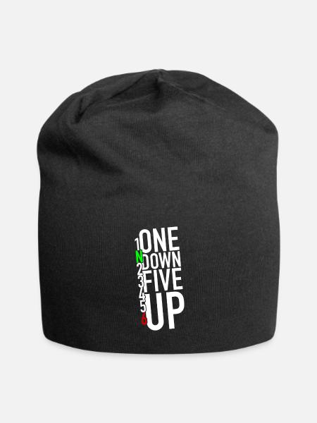 One down five up - 1N23456 - Jersey-Beanie - Schwarz