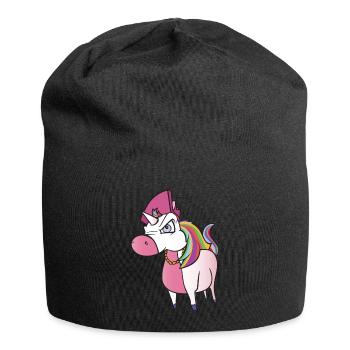 Mad unicorn - Jersey Beanie - black - Front