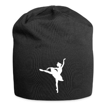 Ballerina Ballet Shirt Geschenk - Jersey-Beanie - Schwarz - Vorne