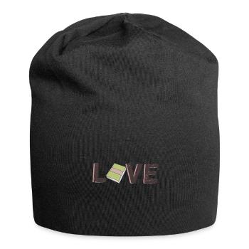 Livre Love - Bonnet en jersey - noir - Devant