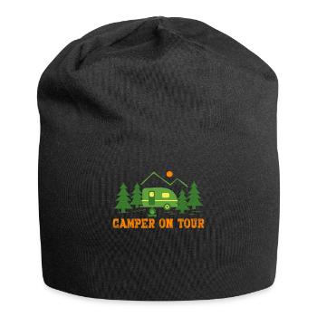 Camping caravan - Jersey Beanie - black - Front