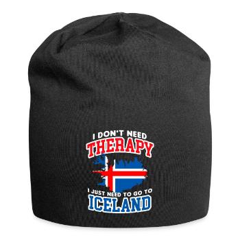 Iceland - Jersey Beanie - black - Front