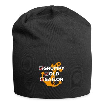 Grumpy Old Sailer - Jersey-Beanie - Schwarz - Vorne