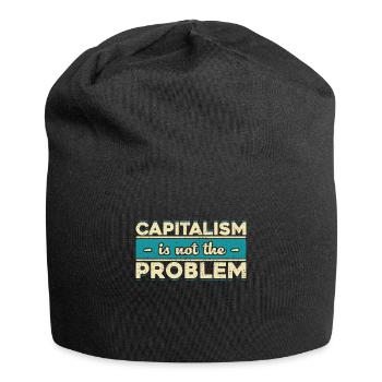 Capitalism is not the Problem Kapitalismus Investo - Jersey-Beanie - Schwarz - Vorne