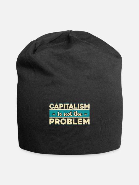 Capitalism is not the Problem Kapitalismus Investo - Jersey-Beanie - Schwarz