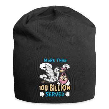 stork - Jersey Beanie - black - Front