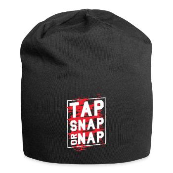 tap snap or nap - Jersey-Beanie - Schwarz - Vorne