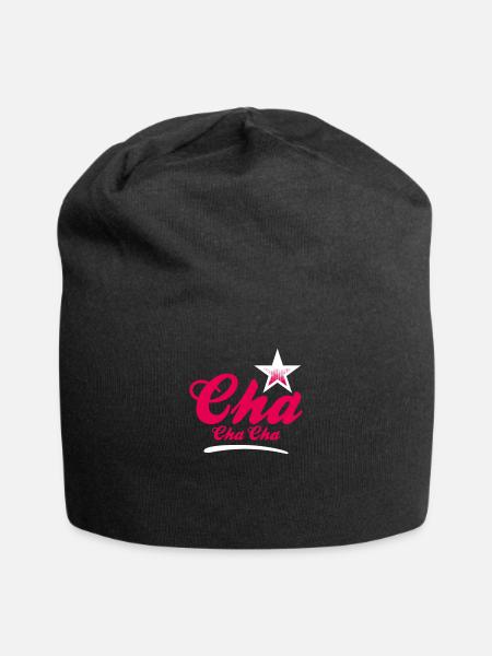 Cha Cha Cha Dance - Latino Tanz Geschenk T-Shirt - Jersey-Beanie - Schwarz