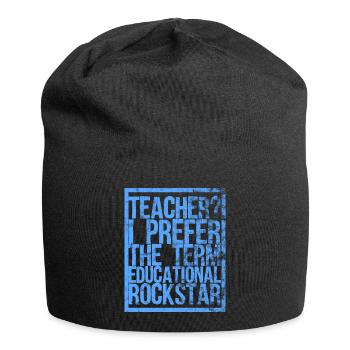 Enseignants - Bonnet en jersey - noir - Devant