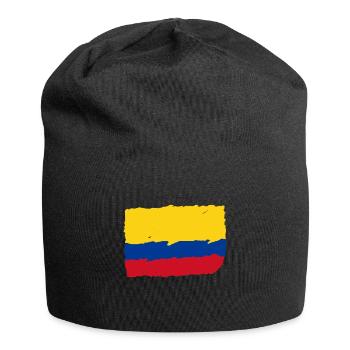 Colombia flag - Jersey Beanie - black - Front