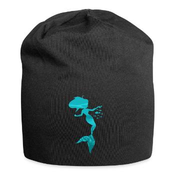 Mermaid mermaid mermaid fairy tale - Jersey Beanie - black - Front