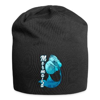Sirène sirène sirène conte de fées - Bonnet en jersey - noir - Devant