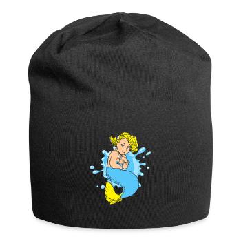 Mermaid mermaid mermaid fairy tale - Jersey Beanie - black - Front