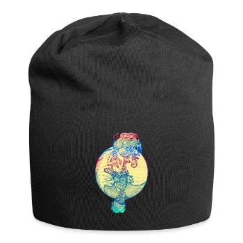 Mermaid mermaid mermaid fairy tale - Jersey Beanie - black - Front