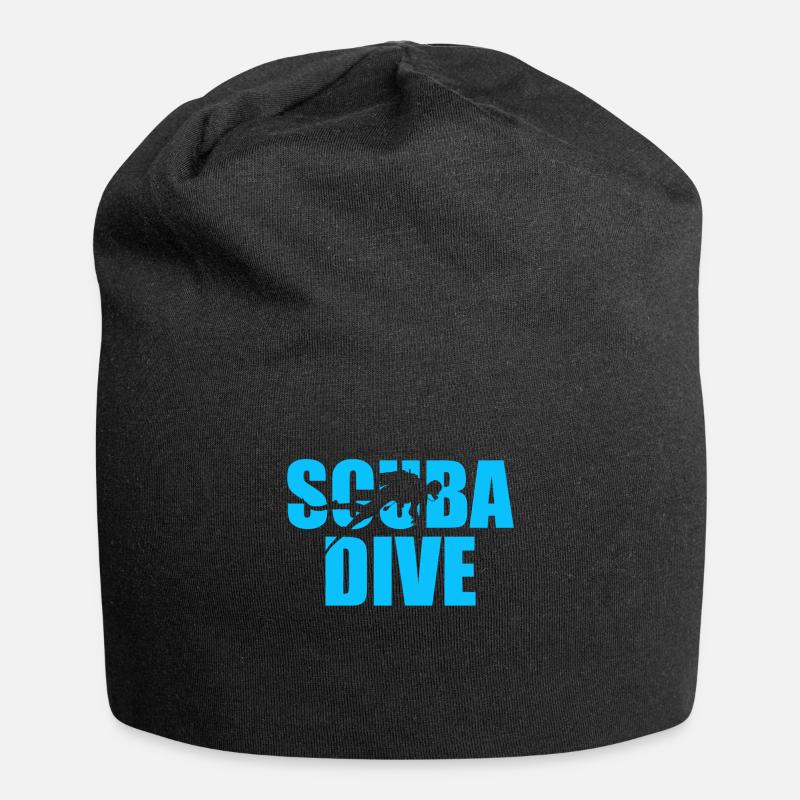 Scuba Dive Scuba Diving - Jersey Beanie - black