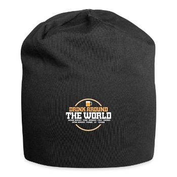 DRINKING: Drinking Around The World - Jersey-Beanie - Schwarz - Vorne