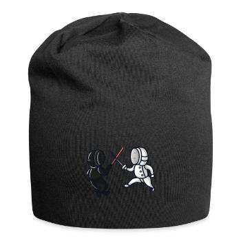 Fechten, Degenfechten, Florett - Jersey-Beanie - Schwarz - Vorne
