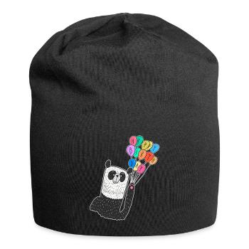 Joyeux anniversaire enfants chemise - Bonnet en jersey - noir - Devant