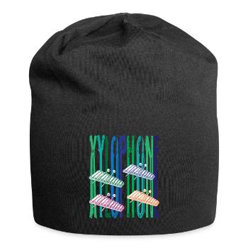 Rainbow xylophone - Jersey Beanie - black - Front