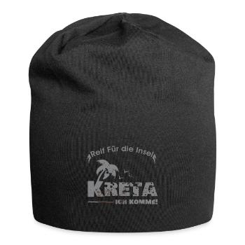 Kreta Urlaub Griechenland Geschenk - Jersey-Beanie - Schwarz - Vorne