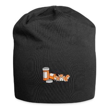 Medicine Sheltie Shetland Sheepdog Sheltie Dog - Jersey Beanie - black - Front