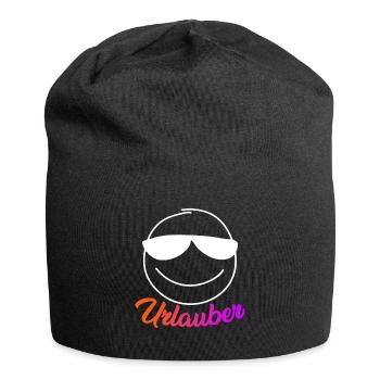 Urlauber Urlaub Ferien - Jersey-Beanie - Schwarz - Vorne