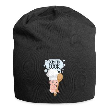 Chef Chef Cadeau Cuisine Cuisinier Cuisinier Cuisine - Bonnet en jersey - noir - Devant