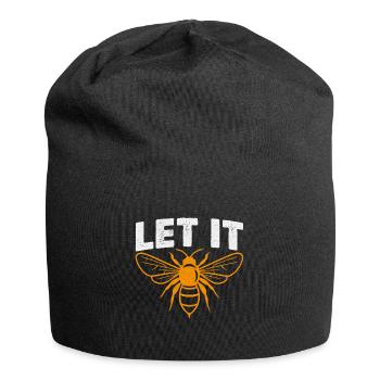 Let It Bee Honey Bees beekeepers beehiver Gift - Jersey-Beanie - Schwarz - Vorne
