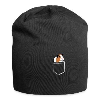 Cobaye de pochemonster Pocket Cadeaux - Bonnet en jersey - noir - Devant