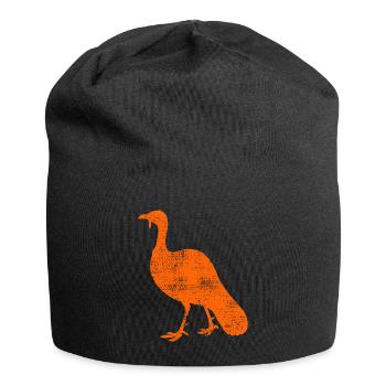 Truthahn - Jersey-Beanie - Schwarz - Vorne