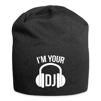 i'm your dj - Jersey-Beanie - Schwarz - Vorne