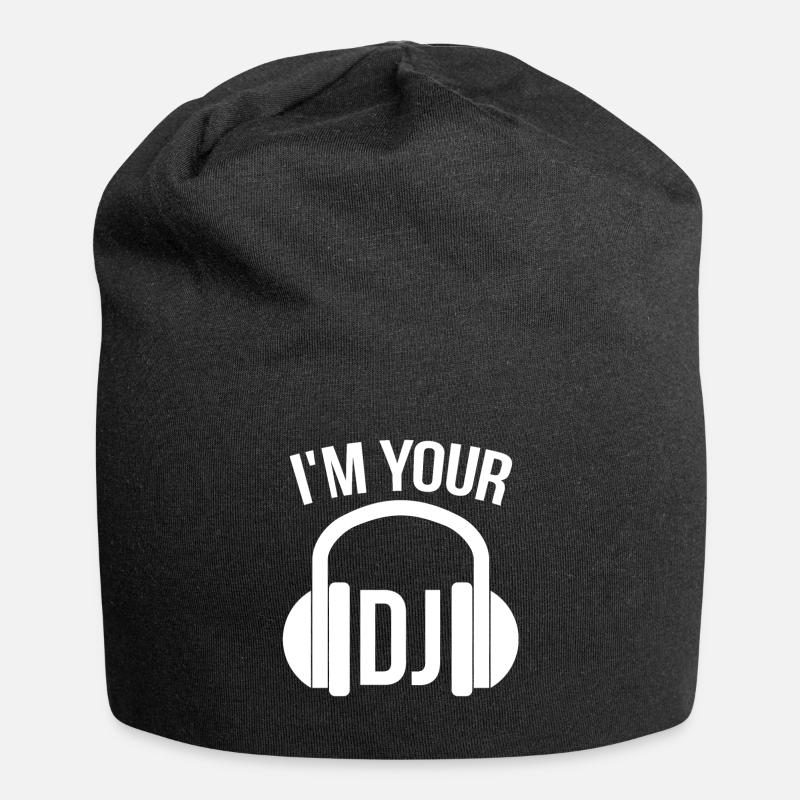 Je suis ton dj - Bonnet en jersey - noir
