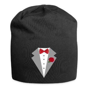 wedding - Jersey Beanie - black - Front