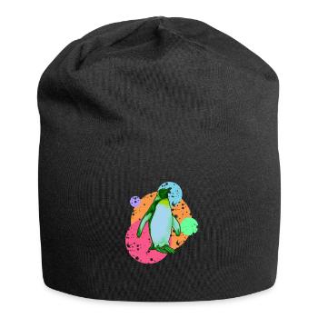 Penguin seabird South Pole - Jersey Beanie - black - Front